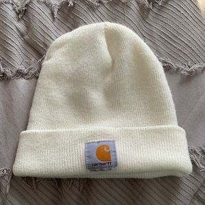 Cream Carhartt Beanie